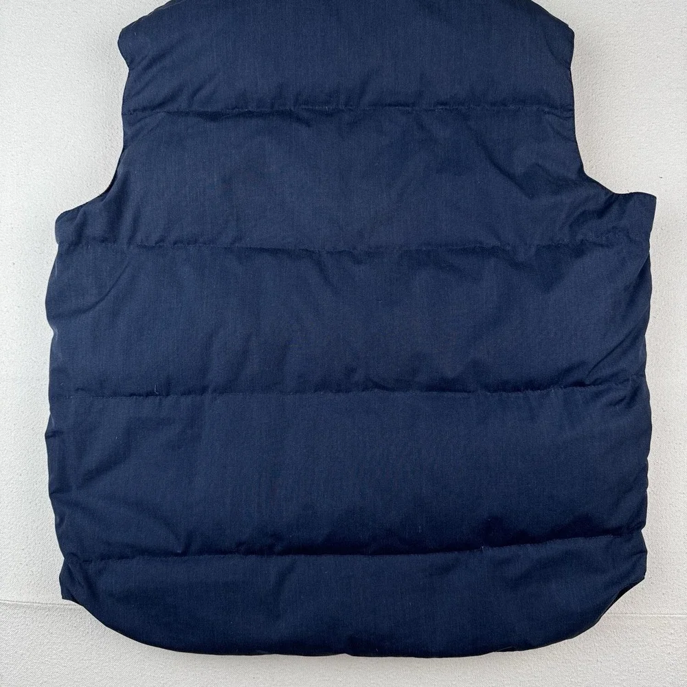 70's Vintage Penfield Down Puffer‎ Vest Men's Large Blue Snap - Picture 7 of 11